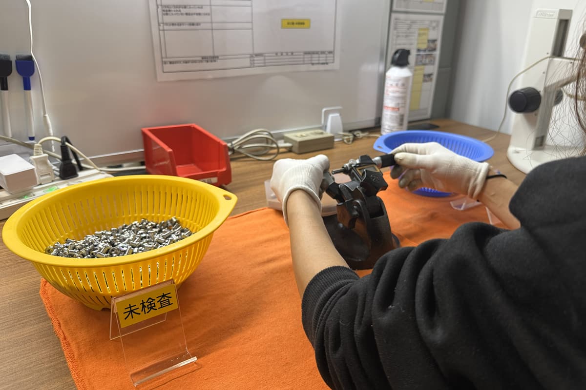 検査用の様子